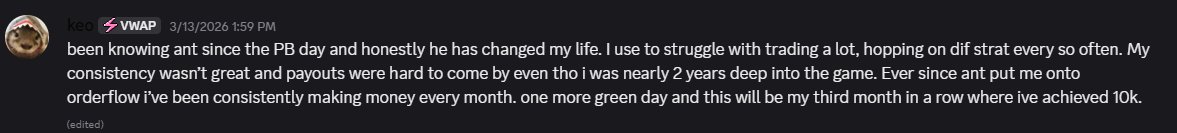 Keo - consistent monthly payouts with orderflow
